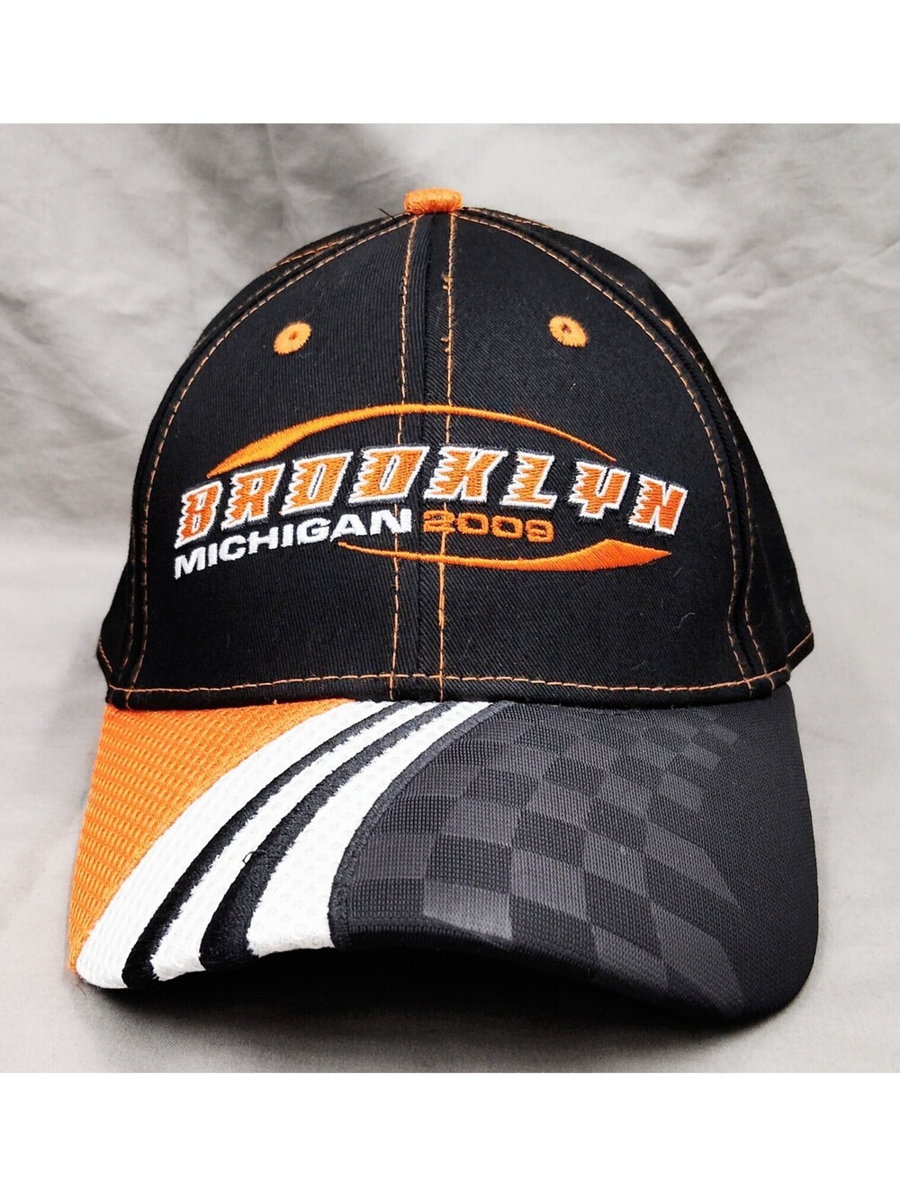 2008 Brooklyn Michigan Racing Hat Cap MIS Speedway NASCAR Style Adjustable